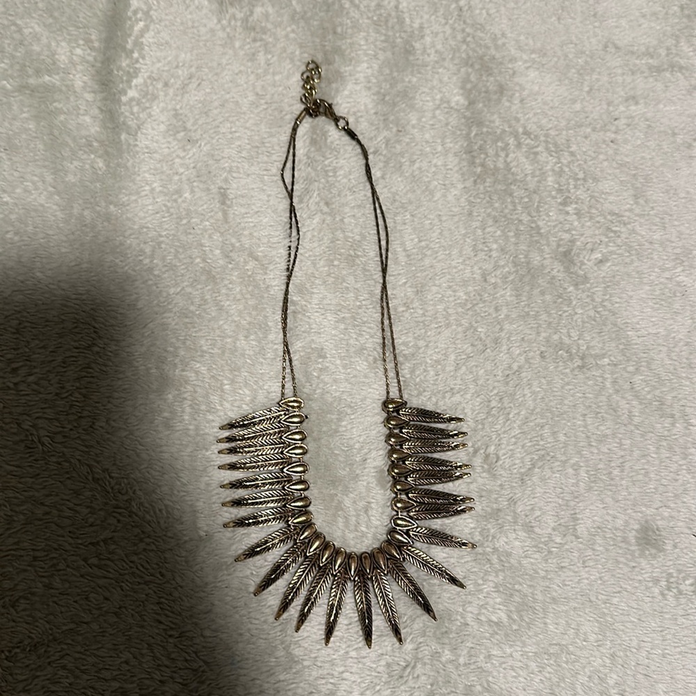 Feather necklace